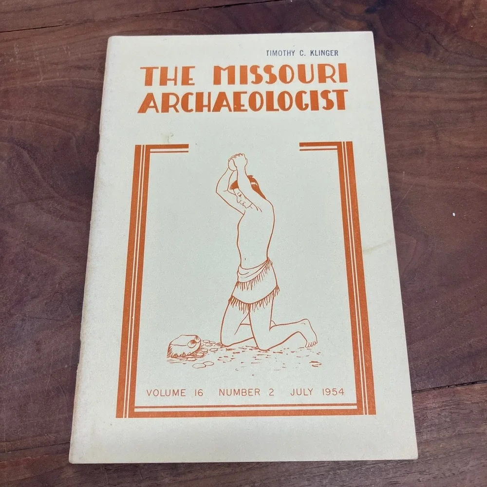 Missouri Archaeologist Vol 16 No 2 July 1954 Native American Archaeology Journal